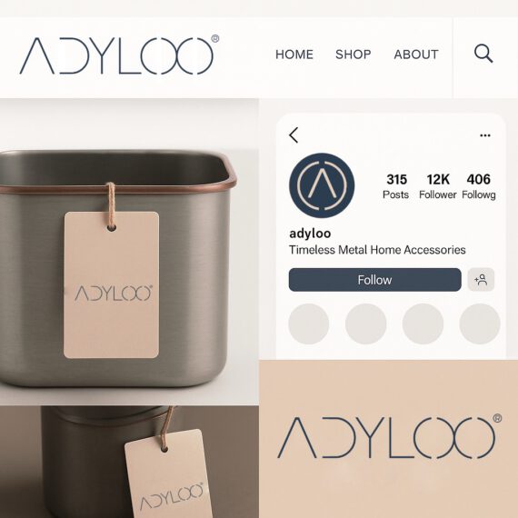 Darstellung eines Shops mit einer Metallschüssel